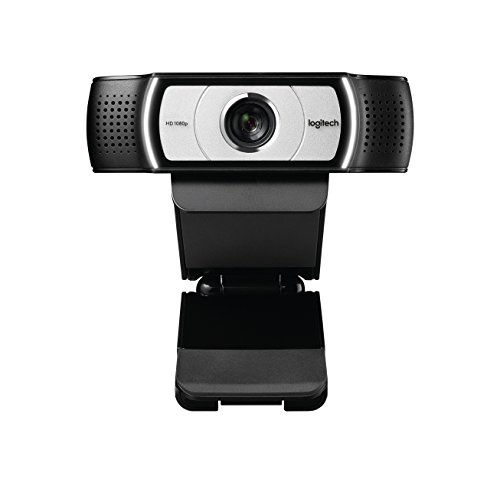 Logitech C930 HD Webcam (1080p und USB Anschluss) schwarz/silber