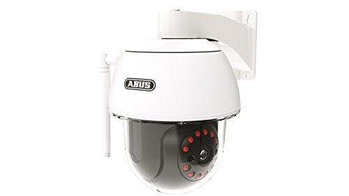 ABUS Außenkamera mit Schwenk und Neigefunktion PPIC32520 | Full HD 1080p | Infrarot Nachtsichtfunktion | mobiler Zugriff via App | weiß | 79652