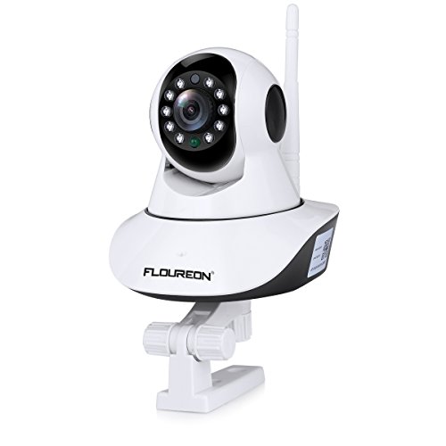FLOUREON 720P Babyfone Monitor IP Kamera Wifi kabellos CCTV Security Nachtsicht 