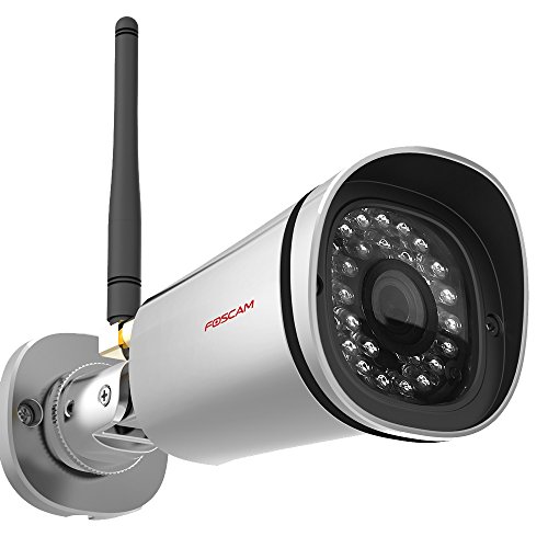 Foscam FI9900P IP Kamera, 1080P FHD IP-Kamera, 2.0 Megapixel mit 20m Nachtsicht, Überwachungskamera mit Zoomfunktion, mehr Sicherheit, Outdoor Überwachungskamera. IP66. wasserdicht