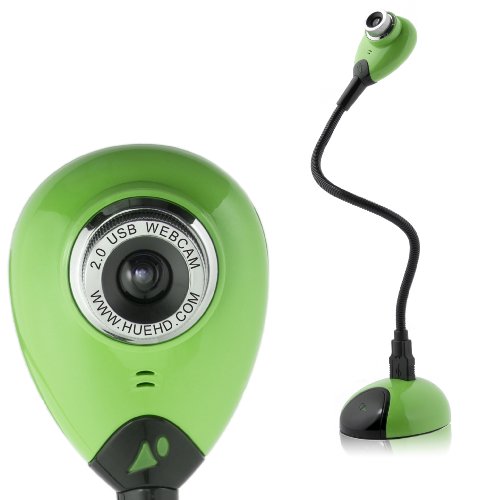 HUE HD Kamera: USB Dokumentenkamera und Webcam mit eingebautem Mikrofon für Windows & Mac (grün)