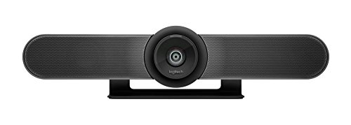 Logitech MeetUp Conference Kamera (mit 120-Grad-Sichtfeld und 4K-Videoqualität) schwarz