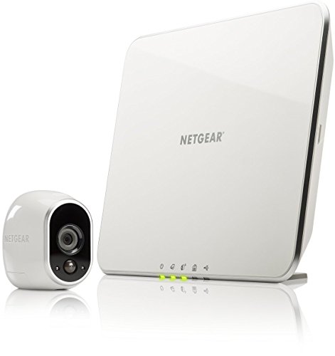 Netgear Arlo VMS3130-100EUS Smart Home 1 HD-Überwachung Kamera-Sicherheitssystem (100% kabellos, Indoor/Outdoor, Bewegungssensor, Nachtsicht) weiß