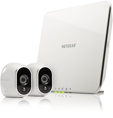 Netgear Arlo VMS3230-100EUS Smart Home 2 HD-Überwachung Kamera-Sicherheitssystem (100% kabellos, Indoor/Outdoor, Bewegungssensor, Nachtsicht) weiß