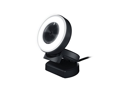 Razer Kiyo – Streaming-Kamera (mit Beleuchtung, USB Webcam, HD-Video 720p, 60 FPS und kompatibel mit Open Broadcaster Sofware)