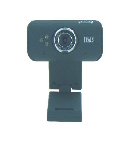 T’nB NIGHTY480 Webcam USB 2.0, 480p, integrierte Mikrofon schwarz