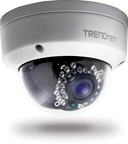 TRENDnet Indoor/Outdoor Dome PoE IP Kamera mit 3 Megapixel Full 1080p, IP66 zertifiziertes Gehäuse, Nachtsicht bis zu 25 Meter, ONVIF, IPv6, TV-IP311PI