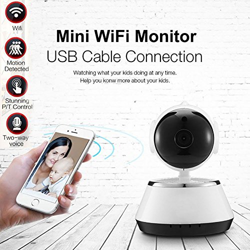 Wireless WiFi IP-Kamera 720P HD Pan Tilt Netzwerksicherheit Home Monitor WiFi Netzwerk Connect Webcam mit Tag und Nacht Vision f¨¹r Baby Pet Elder Nanny Office Monitor