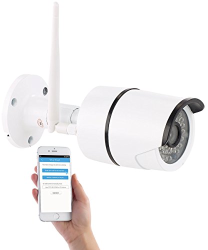 7links IP Kamera Outdoor: Wetterfeste WLAN-IP-Kamera mit Full HD 1080p und IR-Nachtsicht, IP66 (WiFi Kamera)