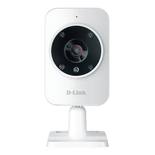 D-Link DCS-935L WLAN-Überwachungskamera (Tag und Nacht, Aufnahmen in HD Qualität, Geräusch- und Bewegungserkennung, mydlink-App für iOS und Android) schwarz/weiß
