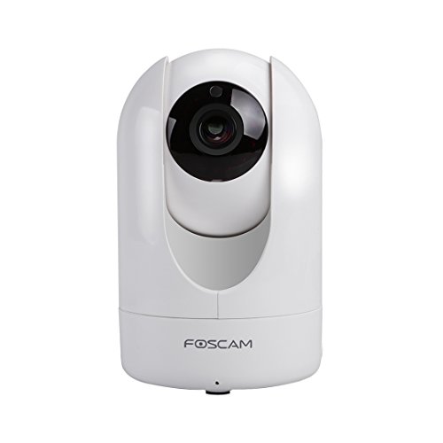 Foscam R2 drehbare und schwenkbare Full HD IP WLAN Kamera / Überwachungskamera mit 2 MP (Auflösung von 1920×1080 Pixel), P2P, IR Nachtsicht, MicroSD-Kartenslot, Bewegungserkennung,