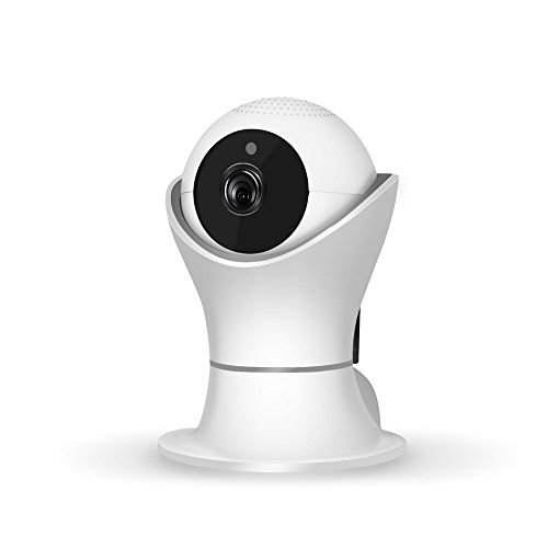 Internet Netzwerk HD Videokamera 1080P Pan Tilt Netzwerksicherheit CCTV IP Kamera Nachtsicht WiFi Webcam (Weiß)